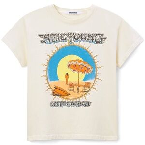 NWOT DAYDREAMER LA Neil Young On The Beach Tour Tee